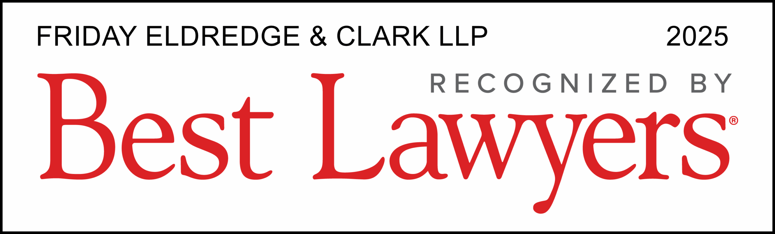 Best Lawyers – Firm Logo 2025