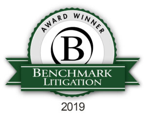 Benchmark Litigation Award Winner 2019